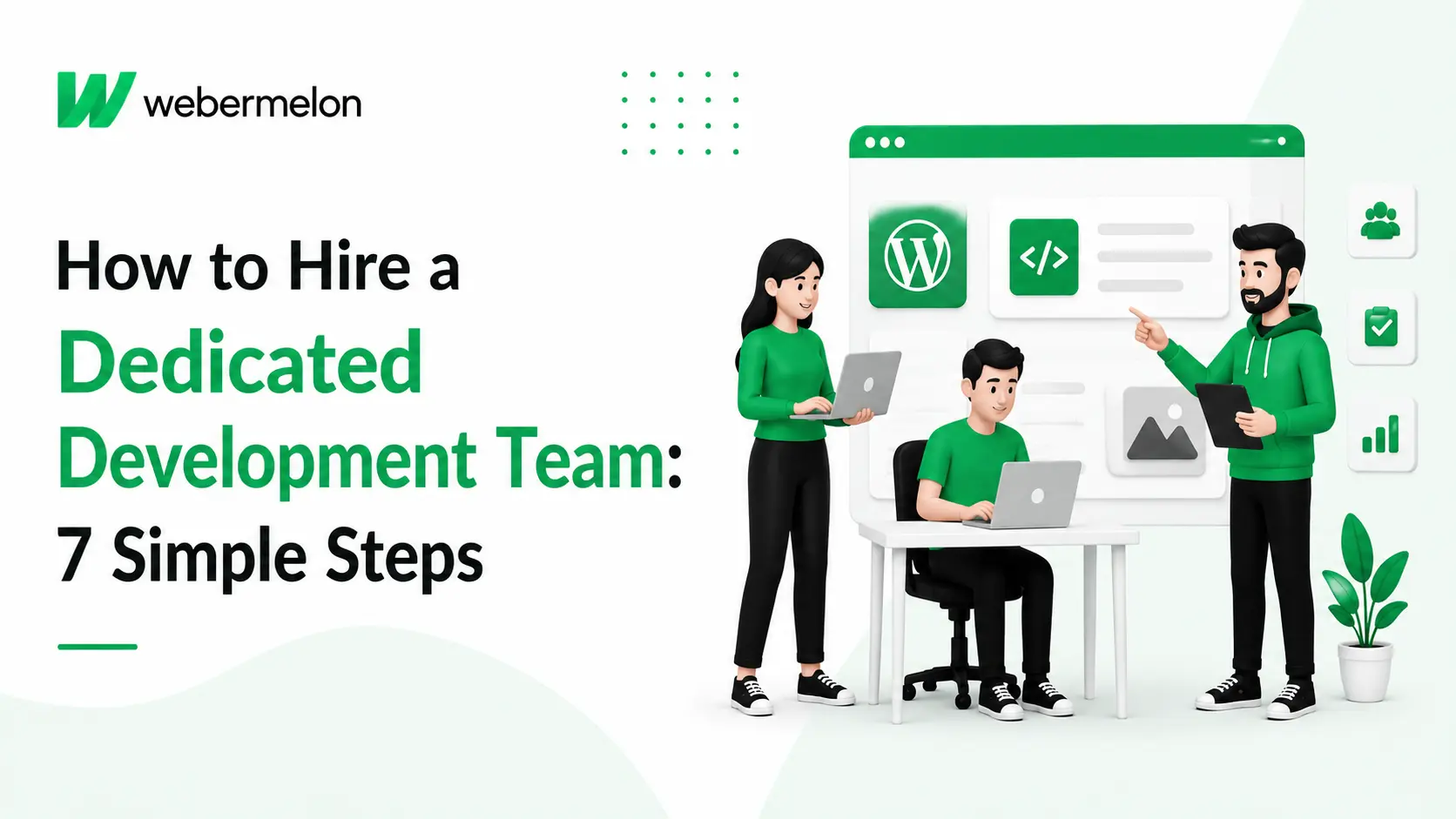 this image containing overlay text How to Hire a Dedicated Development Team