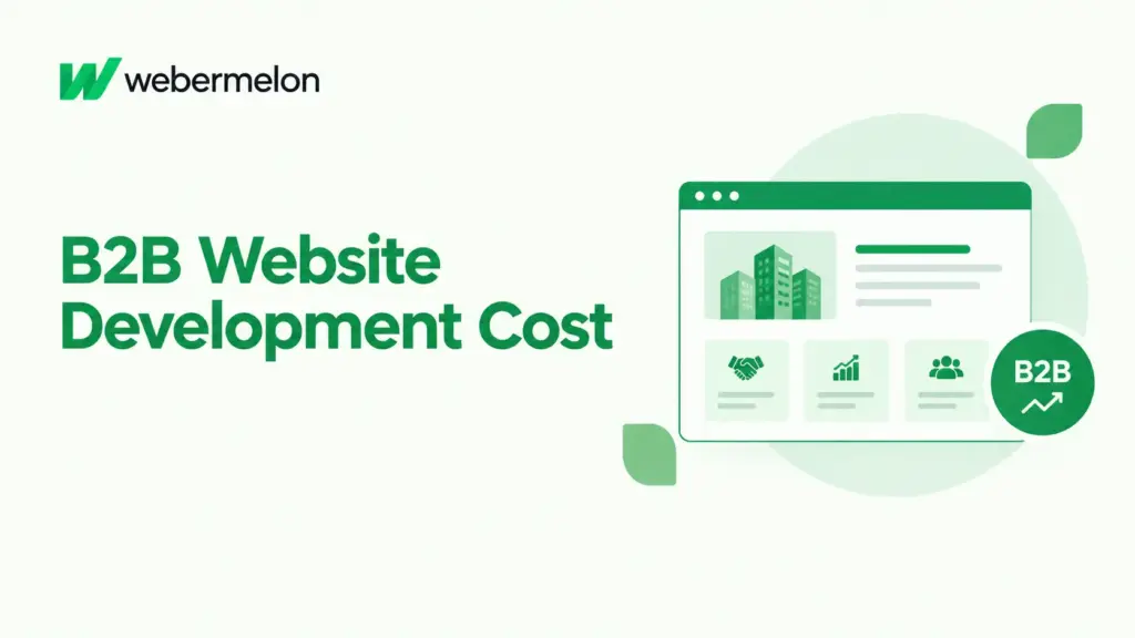 b2b website development cost