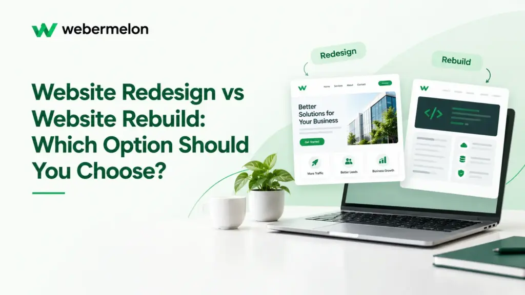 Website Redesign vs Website Rebuild Which Option Should You Choose